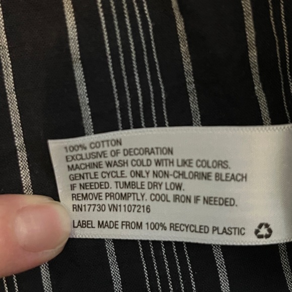 Isabel Maternity Black Flutter Sleeve Top with Fringe sz XS - Picture 3 of 3